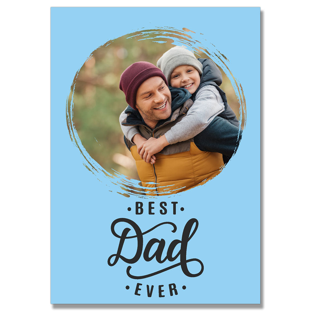 Best Dad Ever Photo Card PACK OF 6 #1 image